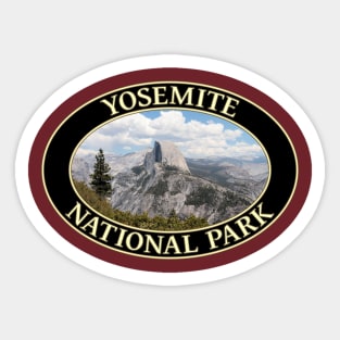 Half Dome at Yosemite National Park in California Sticker